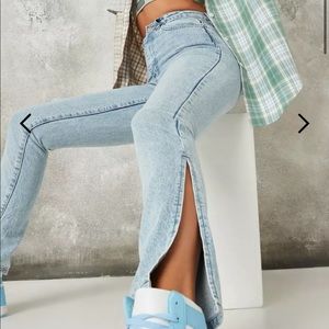 Missguided split wrath jeans